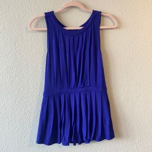 Anthropologie Peplum Purple Blouse